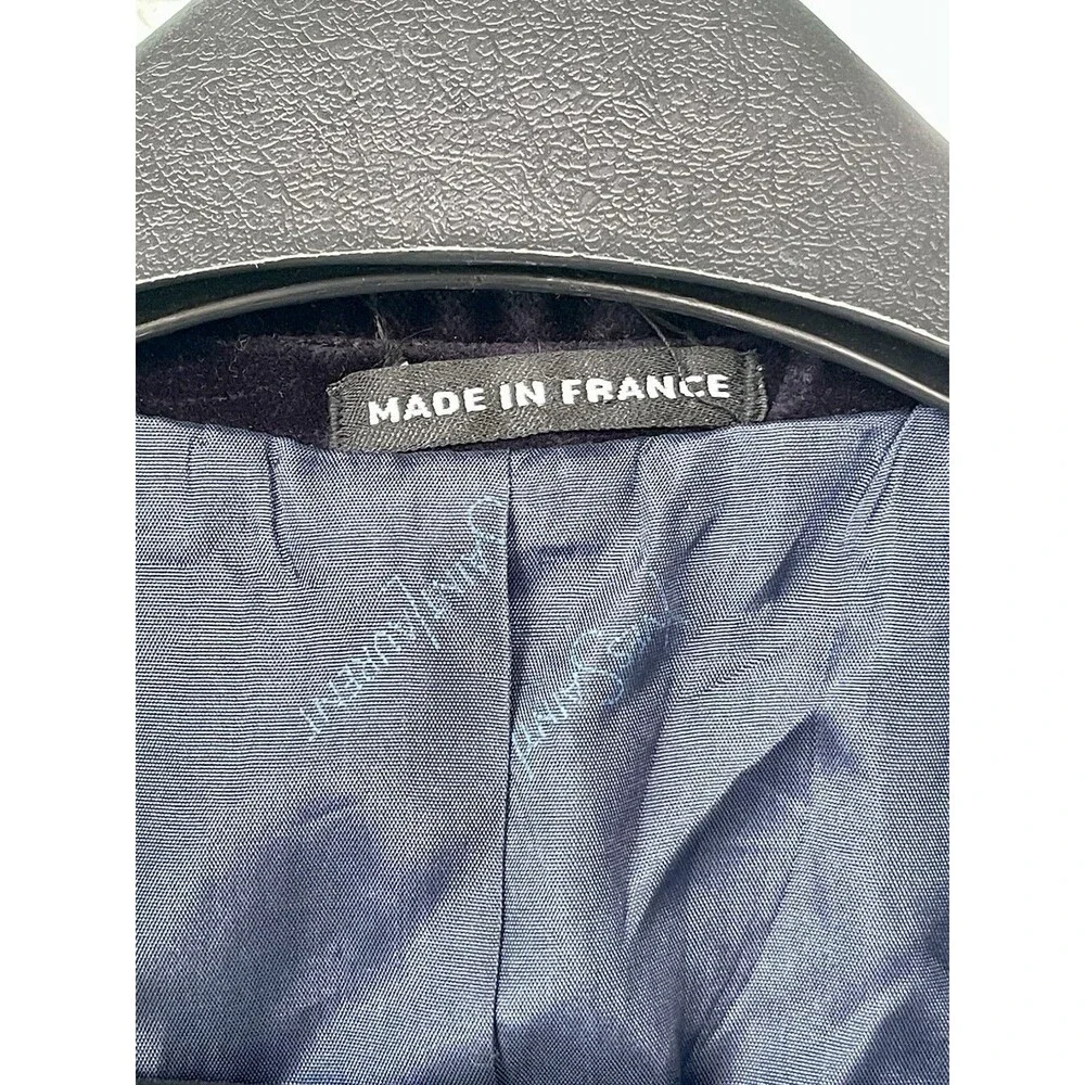 Yves Saint Laurent Sz42 Midnight Blue Velvet 2 button Smoking Jacket Vintage